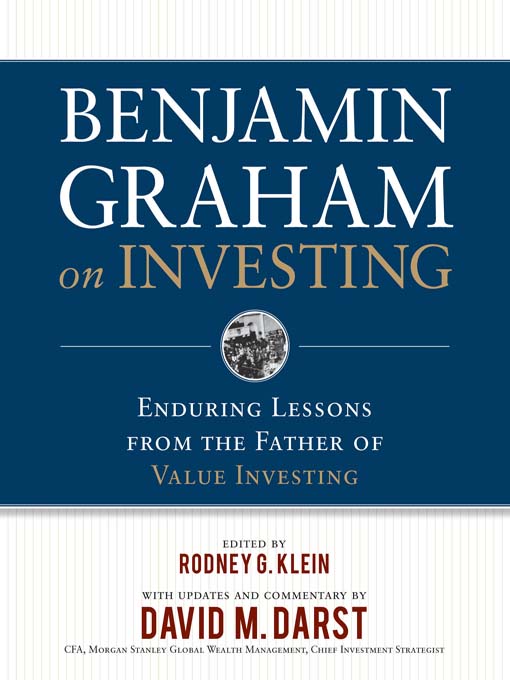 Cover image for Benjamin Graham on Investing